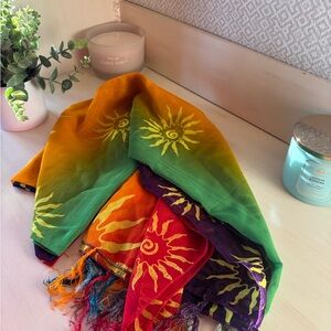 Multicolor Sunburst Scarf